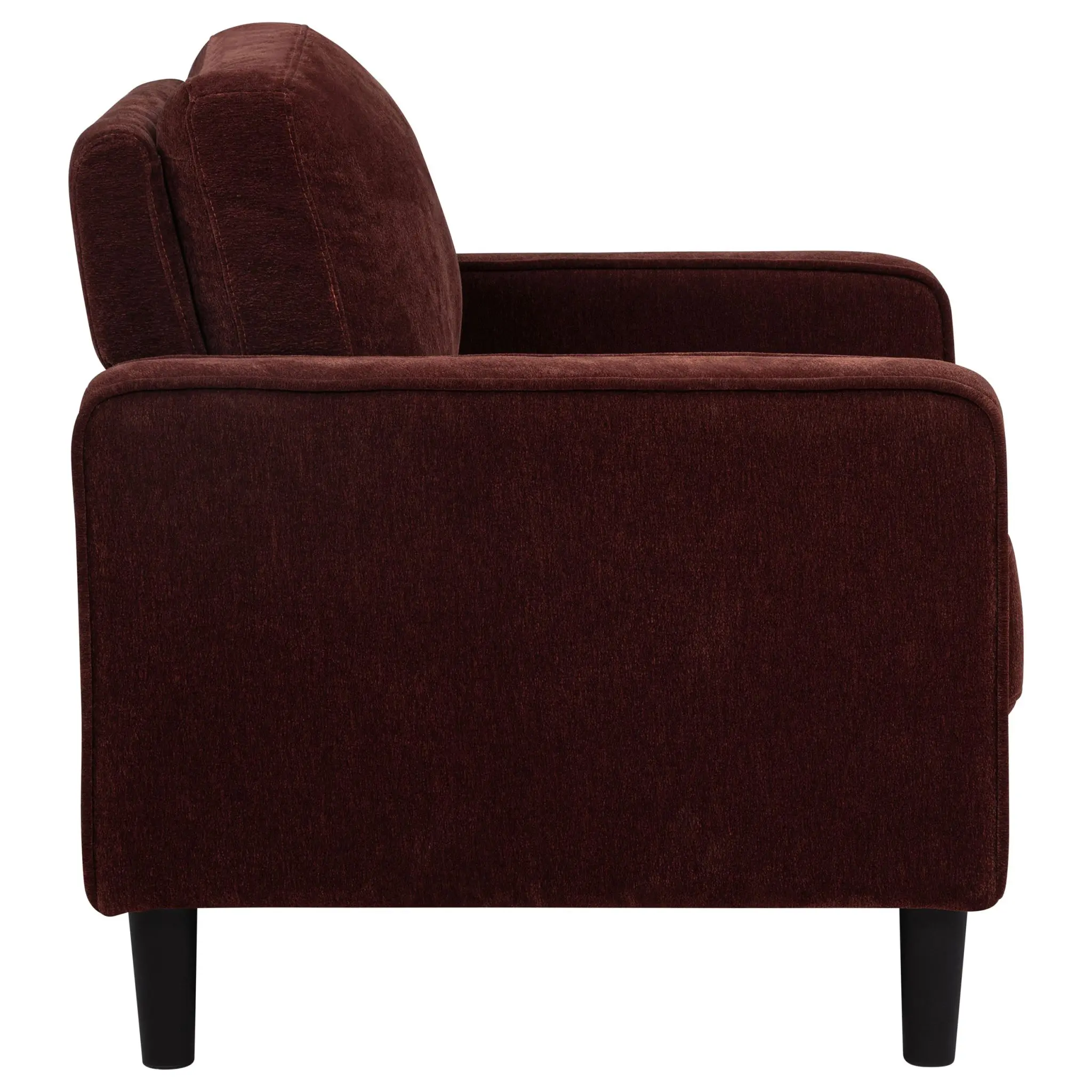 Ruth Track Arm Accent Chair Rust Red - Image 7