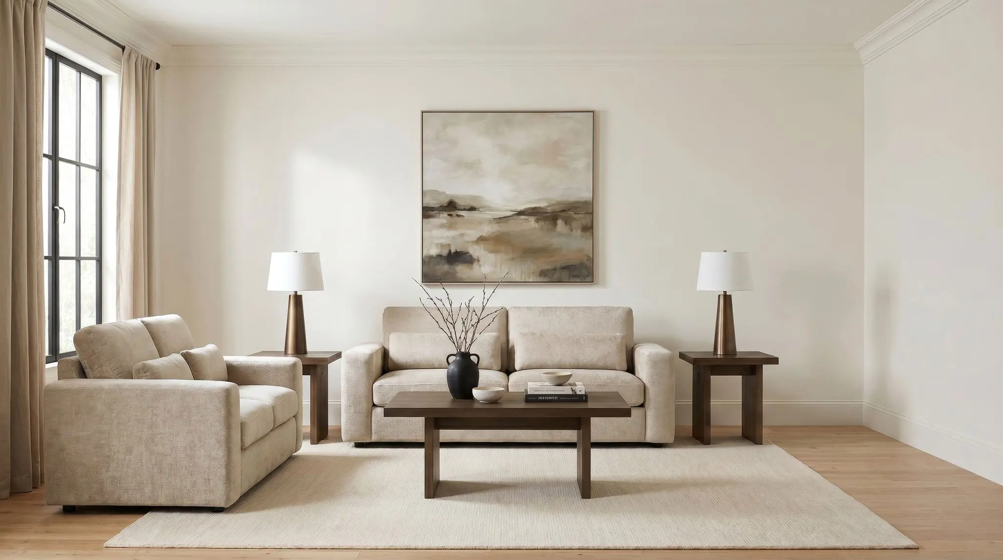 Amador Track Arm Loveseat Camel - Image 11