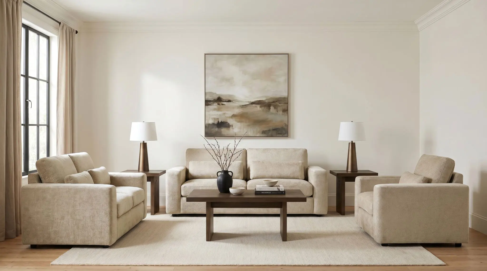 Amador Track Arm Loveseat Camel - Image 12