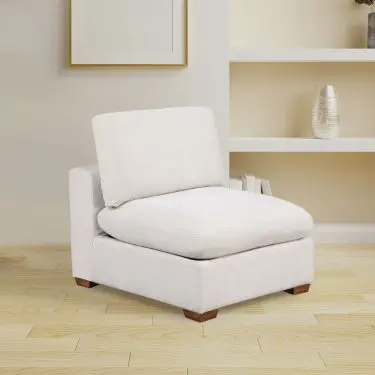 Lakeview Armless Chair Ivory