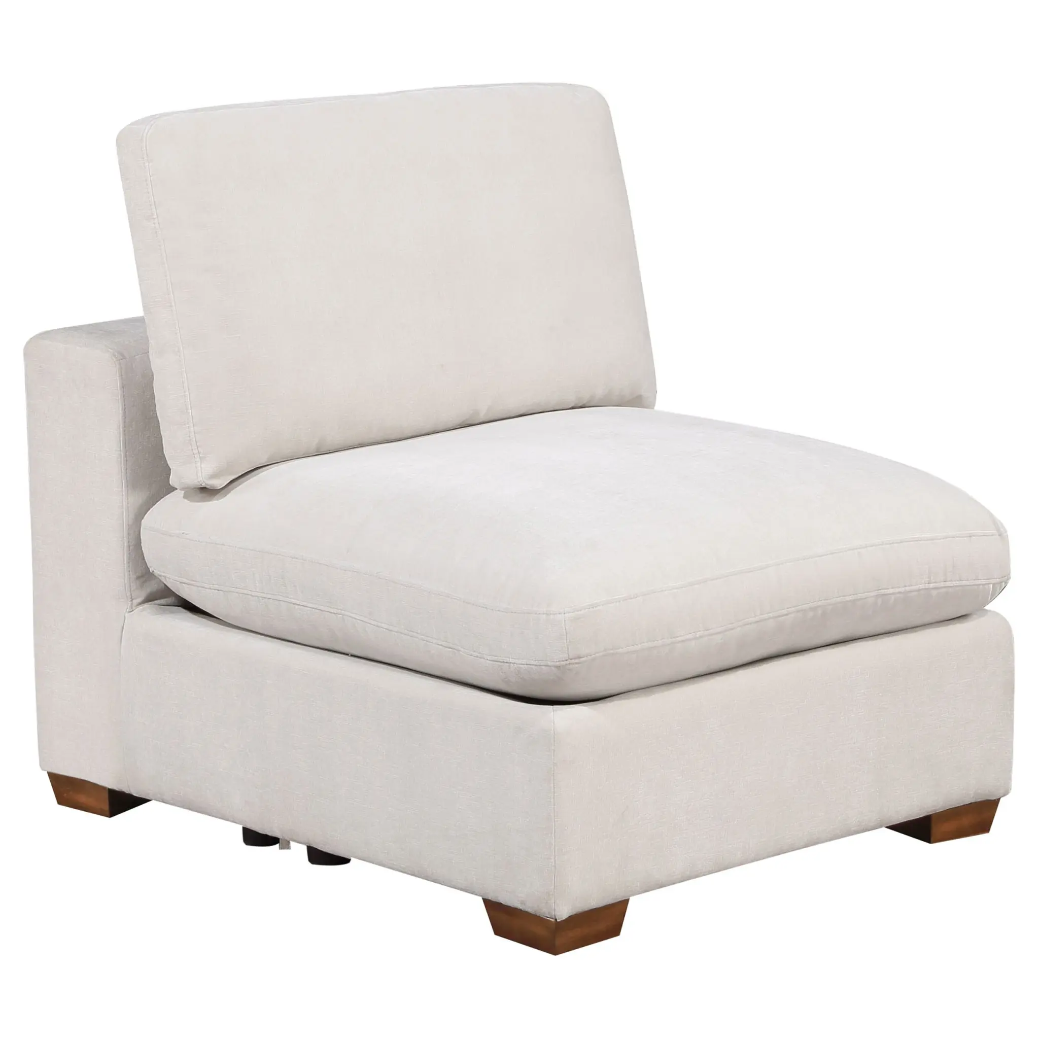 Lakeview Armless Chair Ivory - Image 2