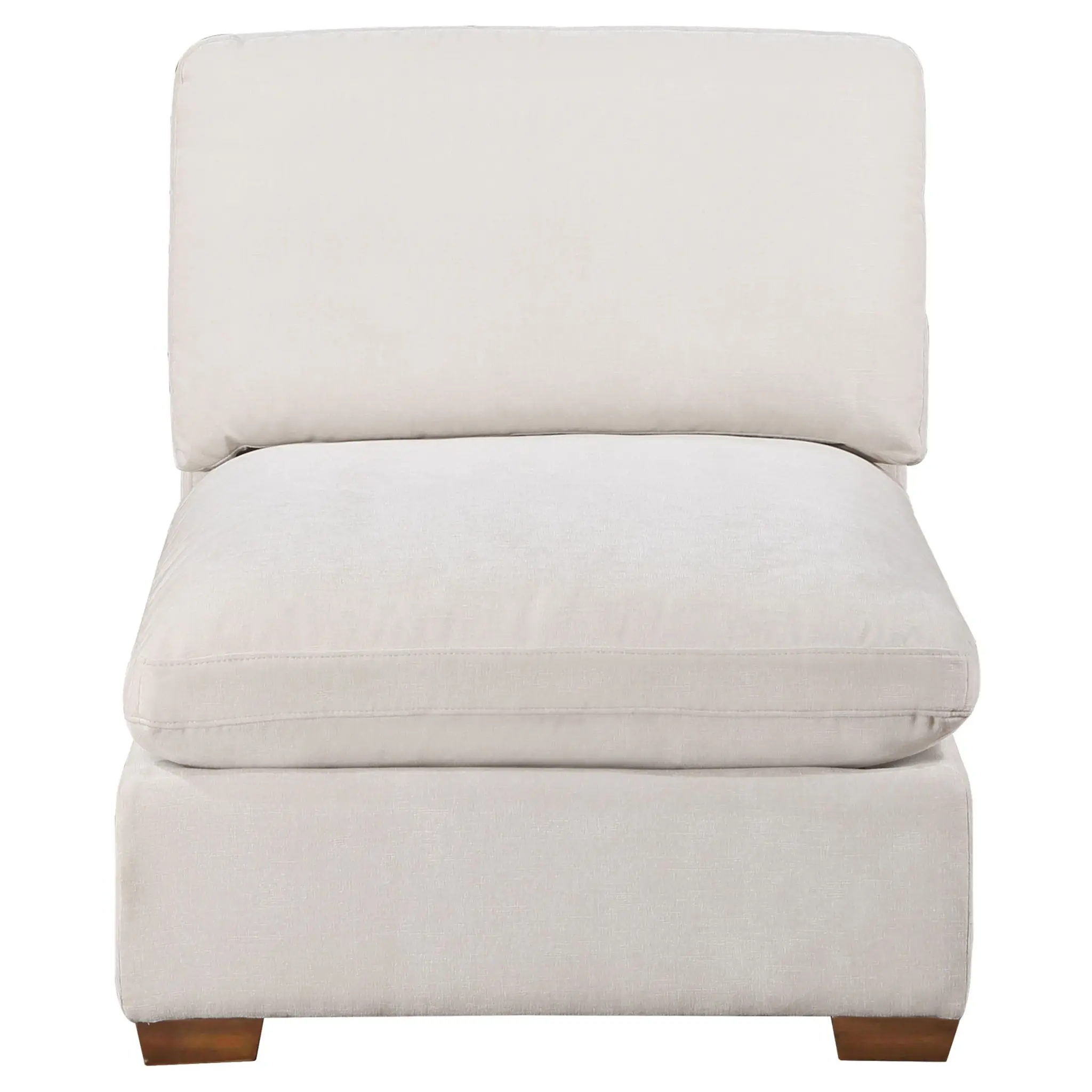 Lakeview Armless Chair Ivory - Image 3