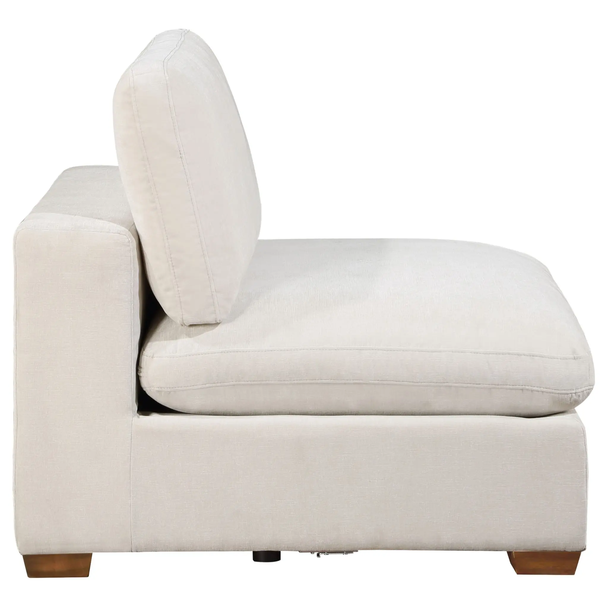 Lakeview Armless Chair Ivory - Image 5