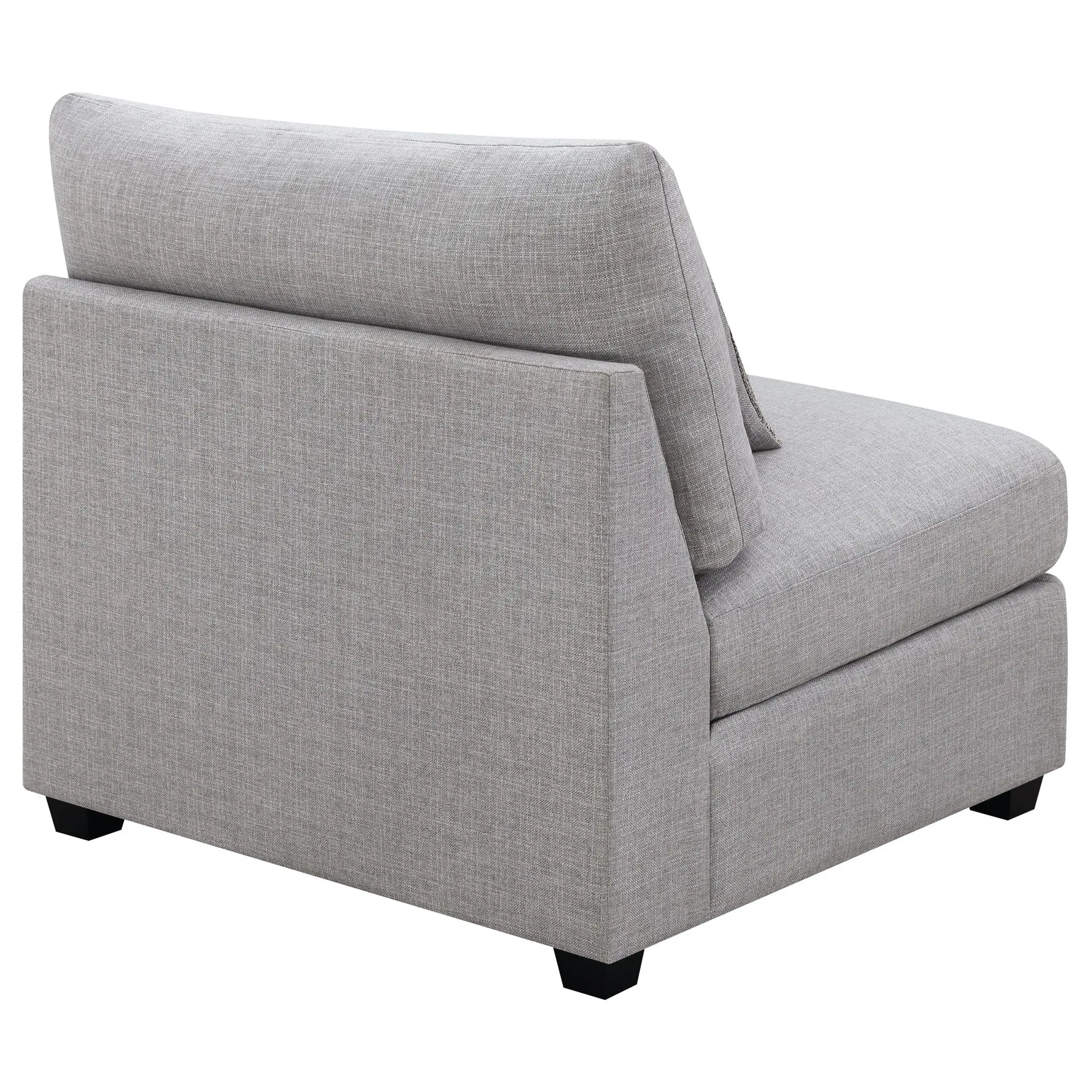 Cambria Armless Chair Grey - Image 8