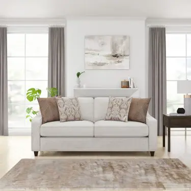 Christine Sloped Arm Sofa Beige