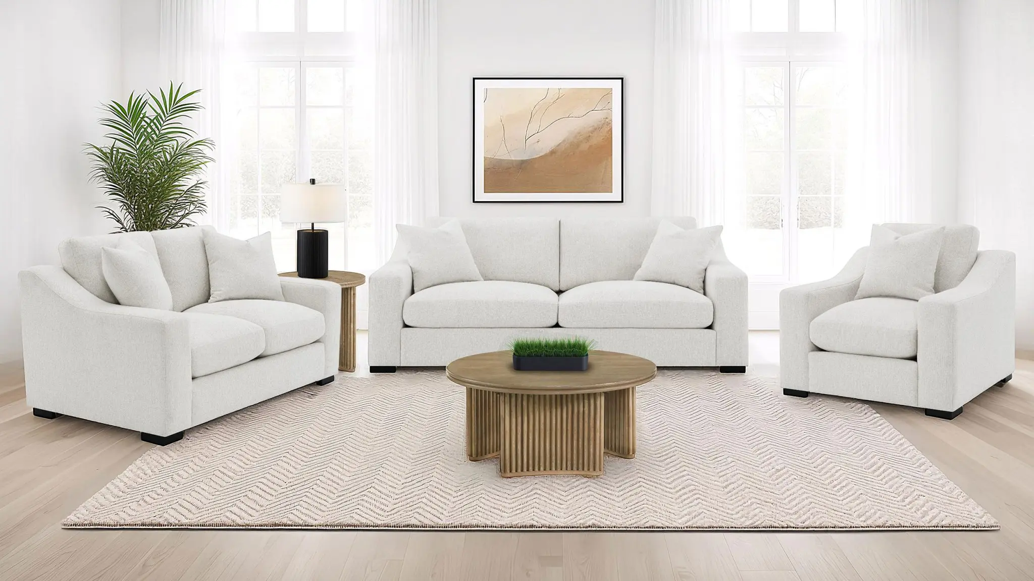 Ashlyn Track Arm Loveseat - Image 12