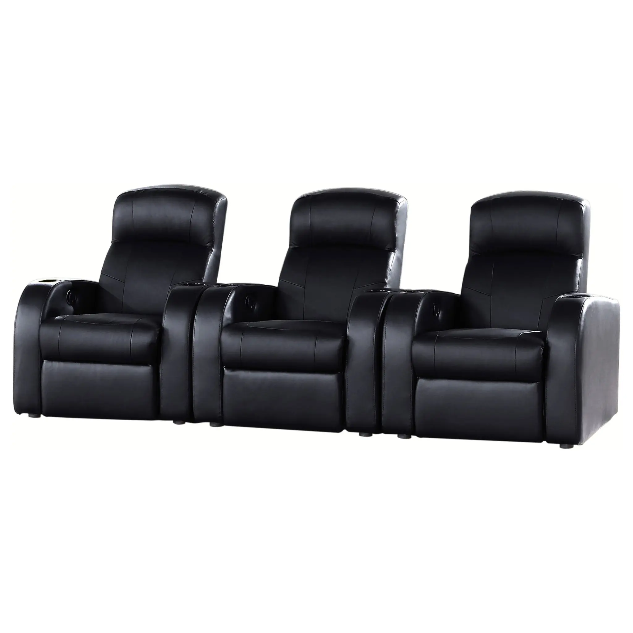 Cyrus 3-Piece Home Theater Seating Leather - Image 2