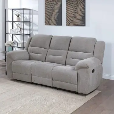 Gilson Reclining Sofa Grey