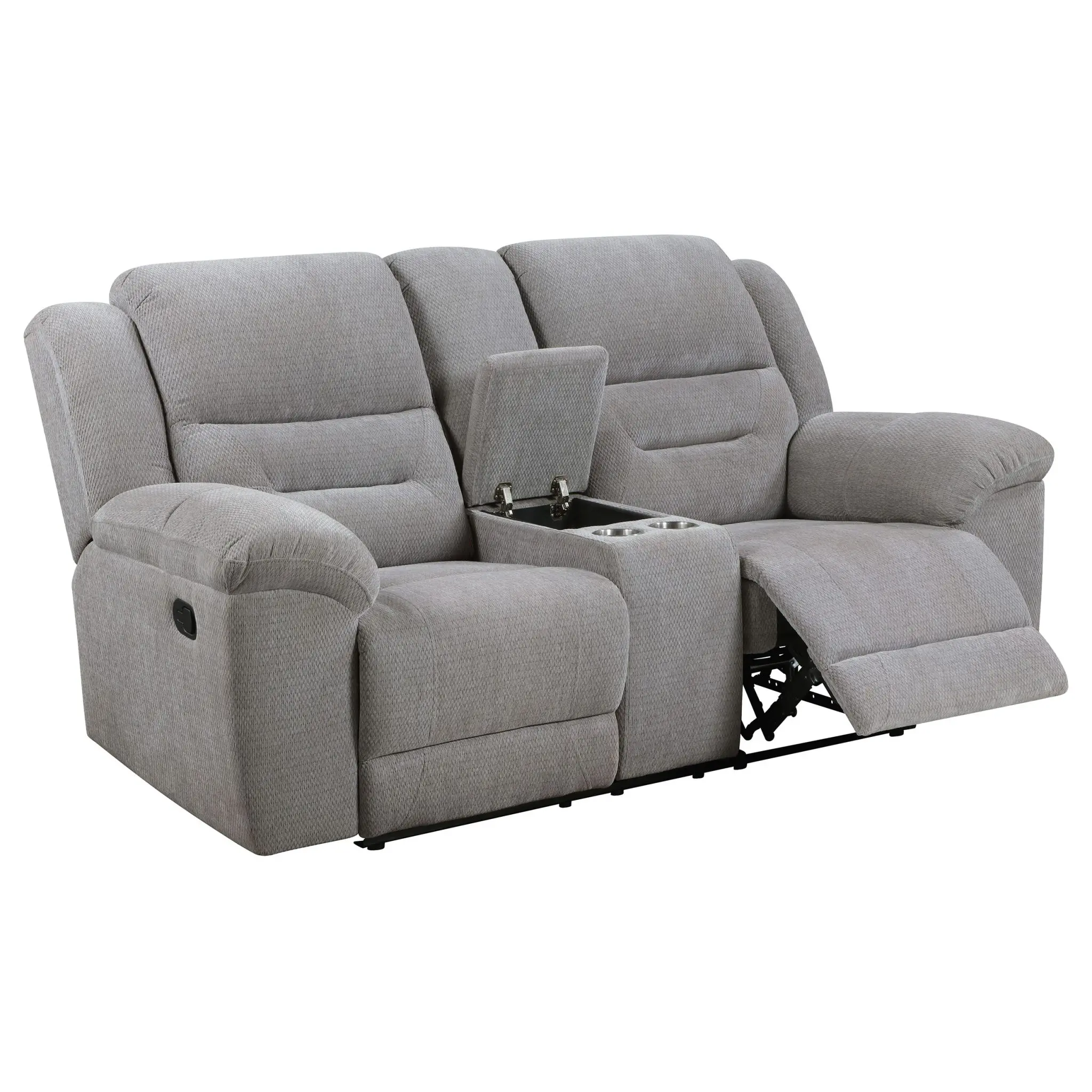 Gilson Reclining Loveseat Grey - Image 4