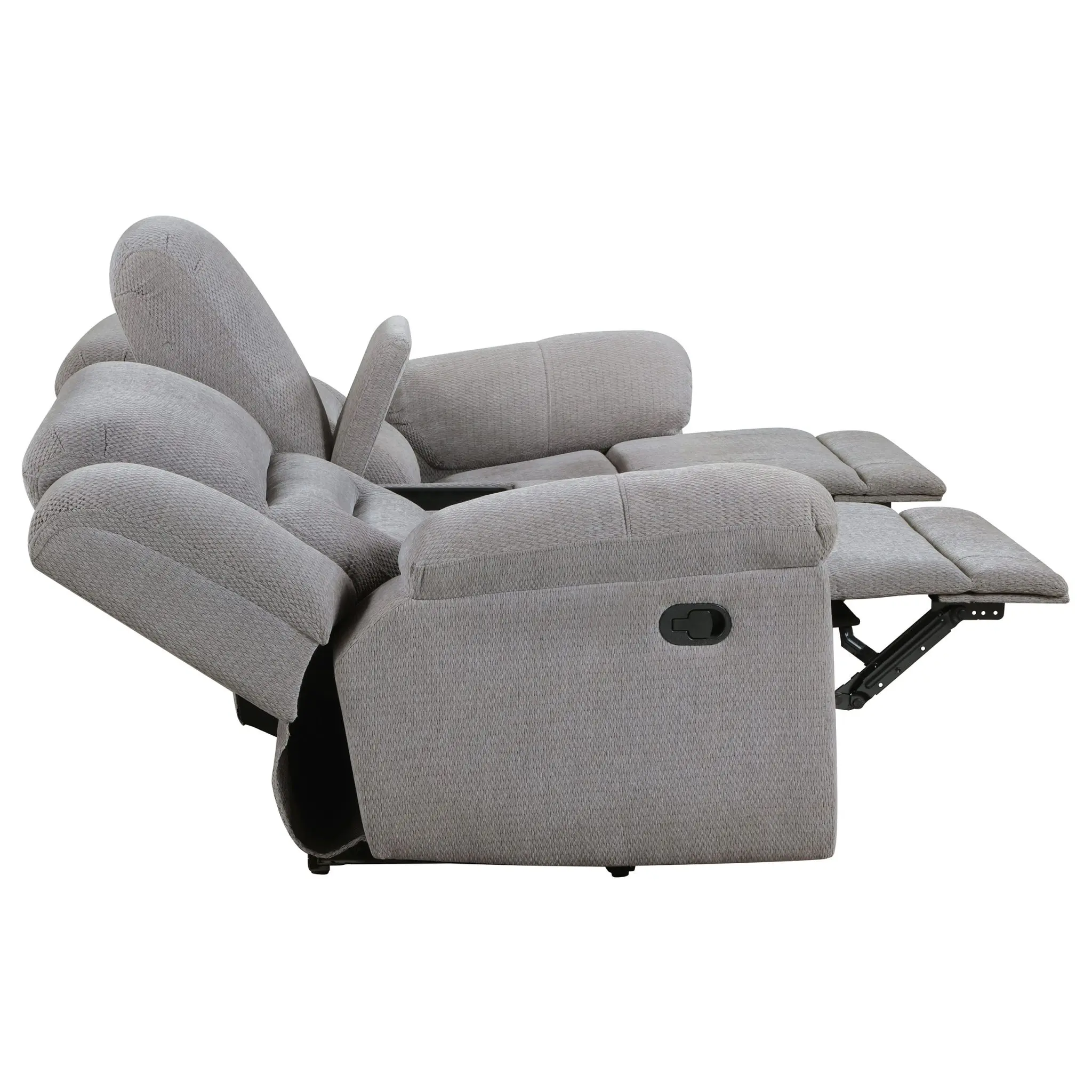 Gilson Reclining Loveseat Grey - Image 8