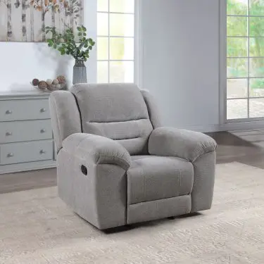 Gilson Glider Recliner Chair Grey