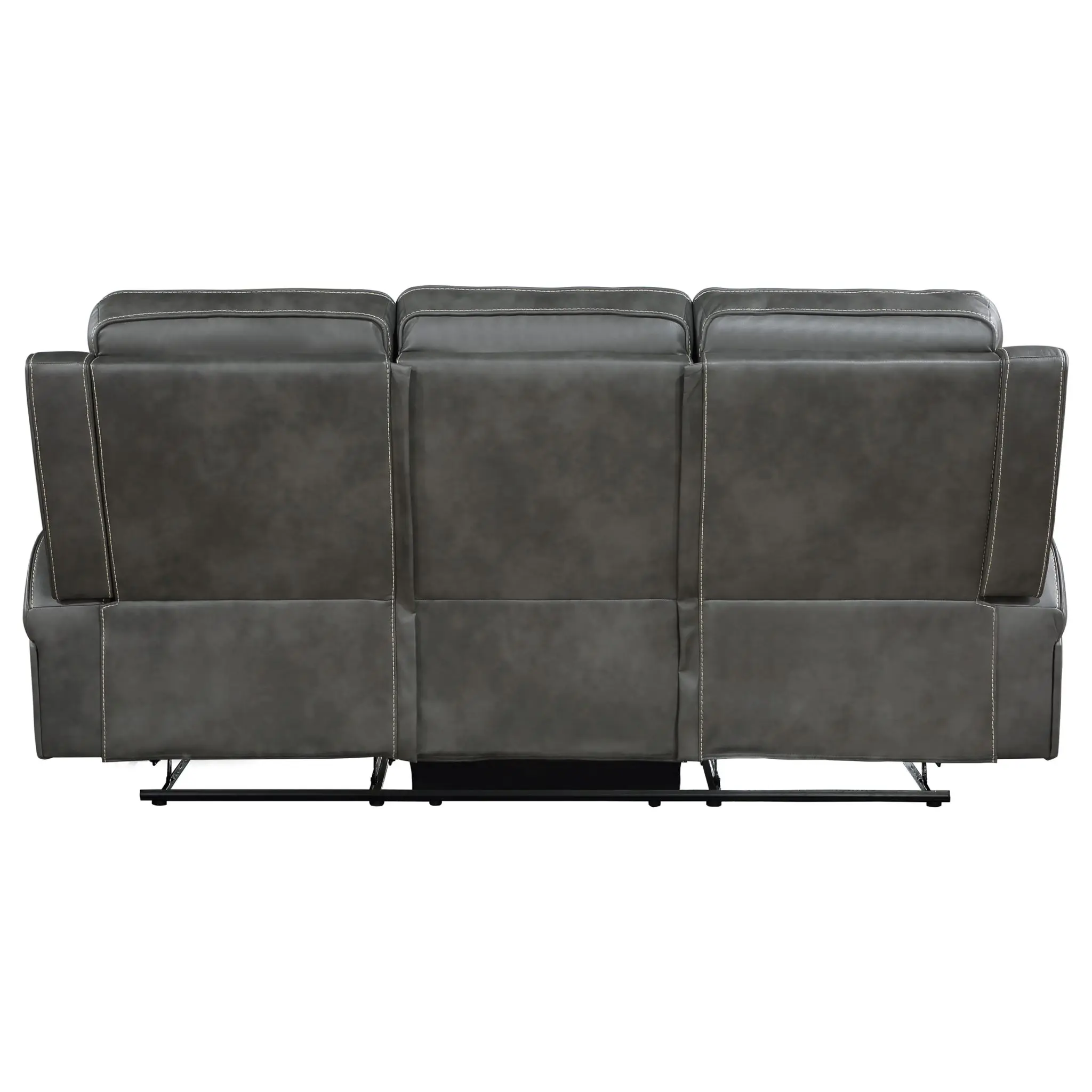 Raelynn Reclining Sofa Grey - Image 6