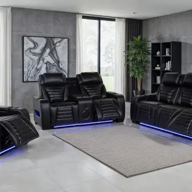 Zuma Dual Power Reclining Sofa Set