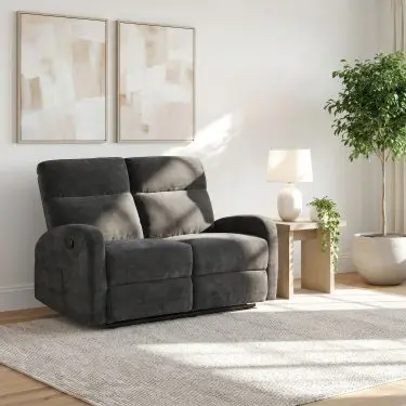 Hamilton Reclining Loveseat Charcoal Grey