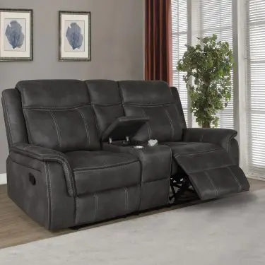 Lawrence Reclining Loveseat Charcoal
