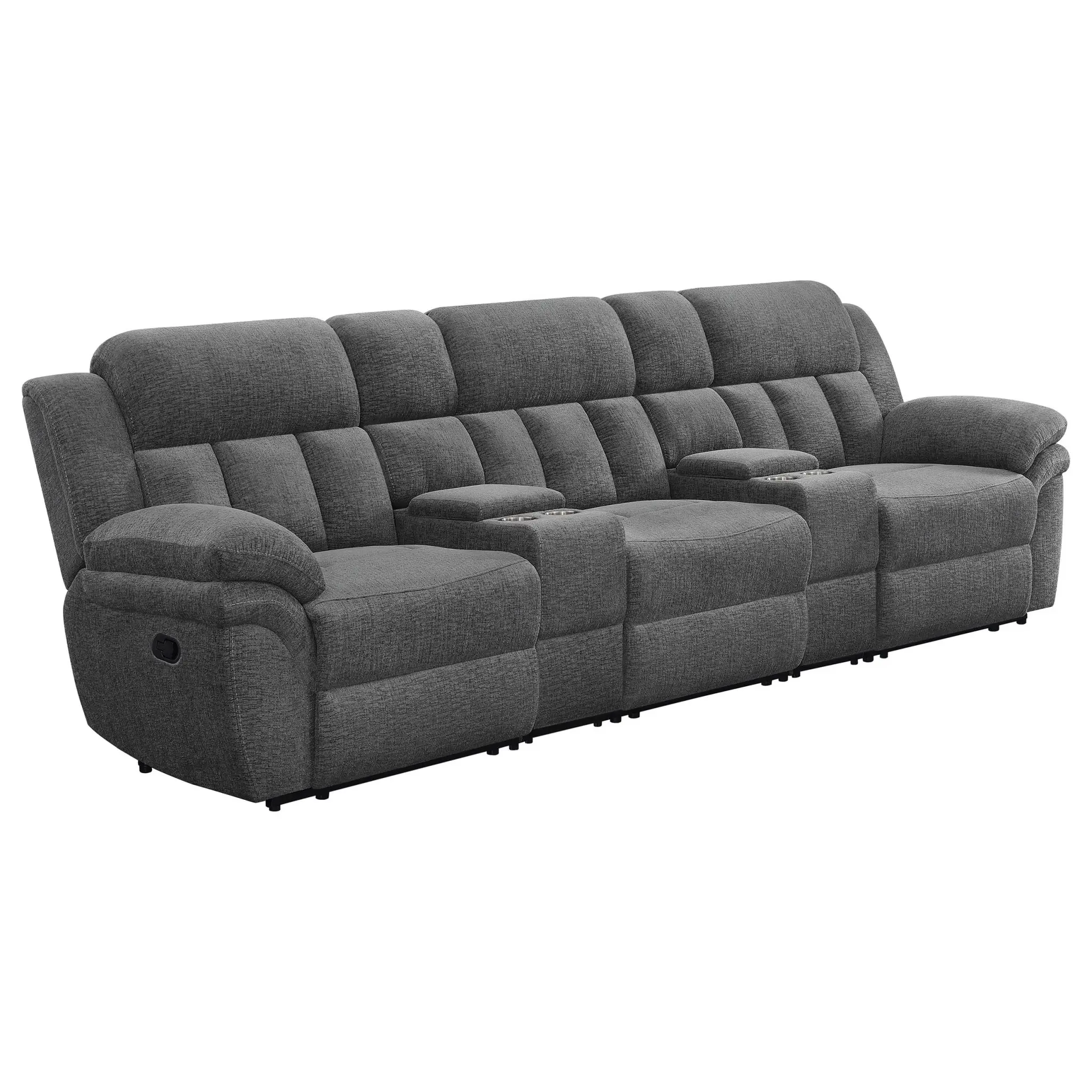 Bahrain 5-Piece Home Theater Seating Charcoal - Image 3