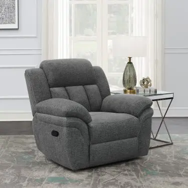 Bahrain Glider Recliner Charcoal