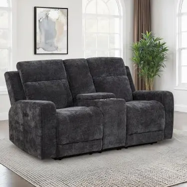 Kennett Power Reclining Loveseat Grey