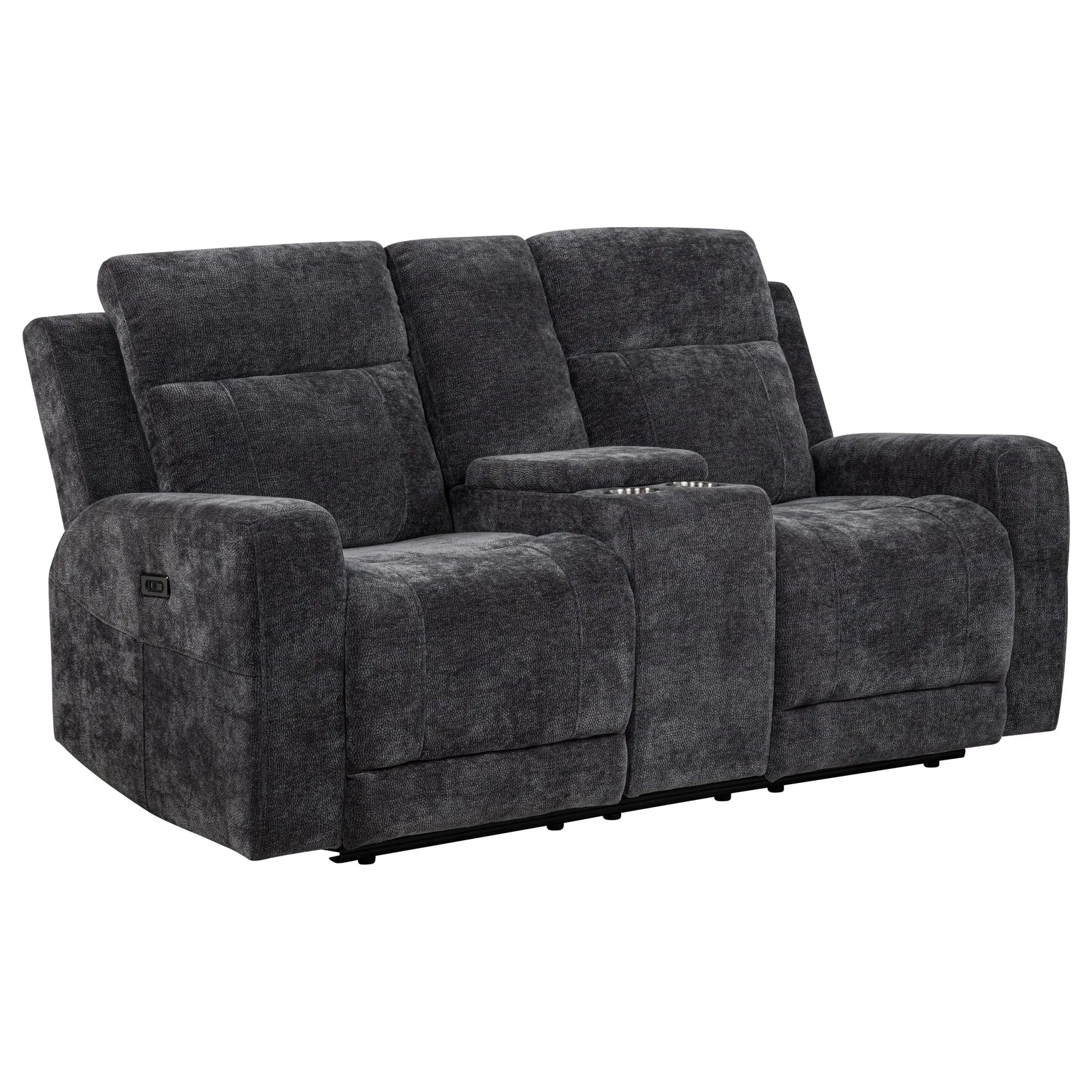 Kennett Power Reclining Loveseat Grey - Image 3