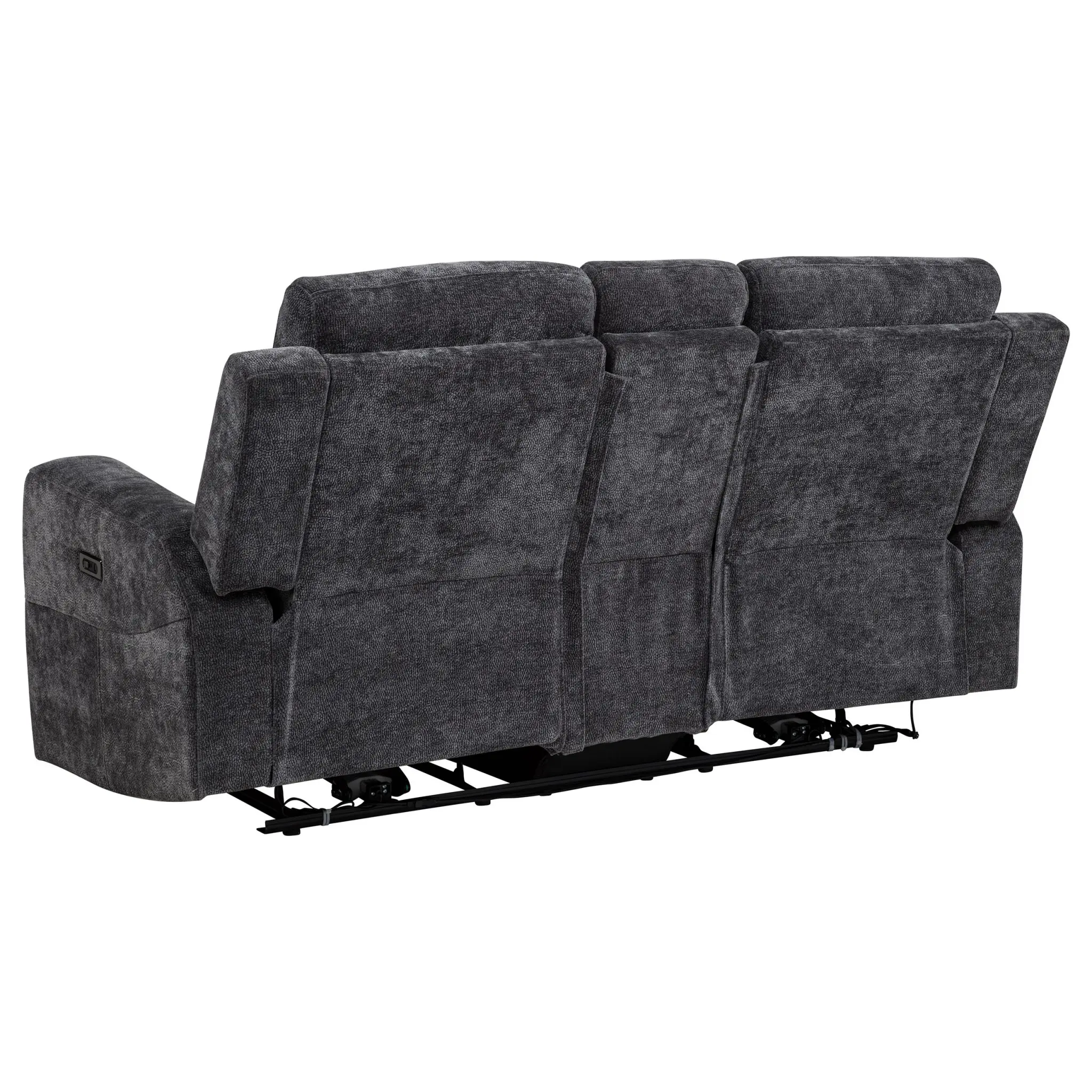 Kennett Power Reclining Loveseat Grey - Image 6