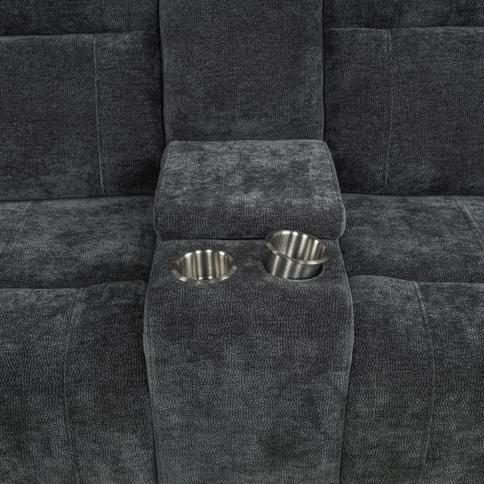 Kennett Power Reclining Loveseat Grey - Image 9