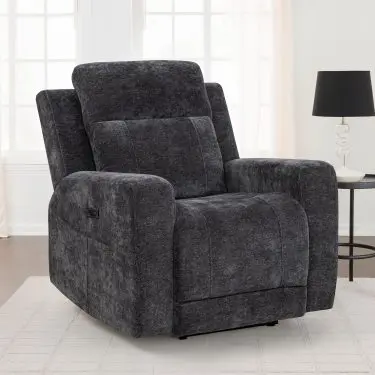 Kennett Power Recliner Chair Dark Grey