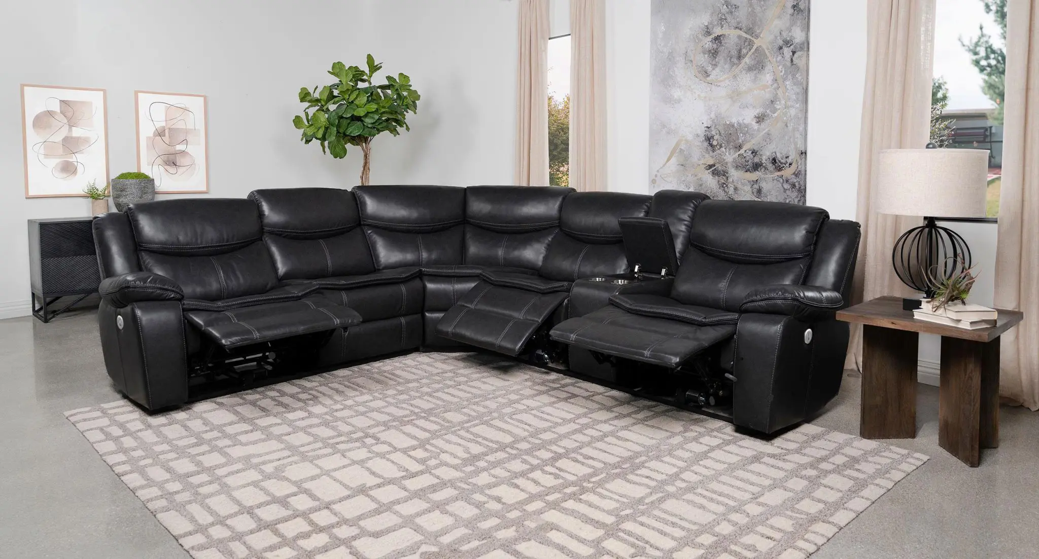 Sycamore Power Reclining Sectional - Image 2