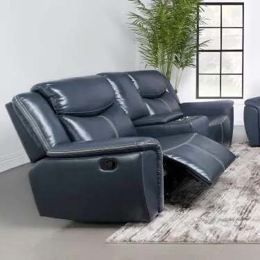 Sloane Reclining Loveseat Blue