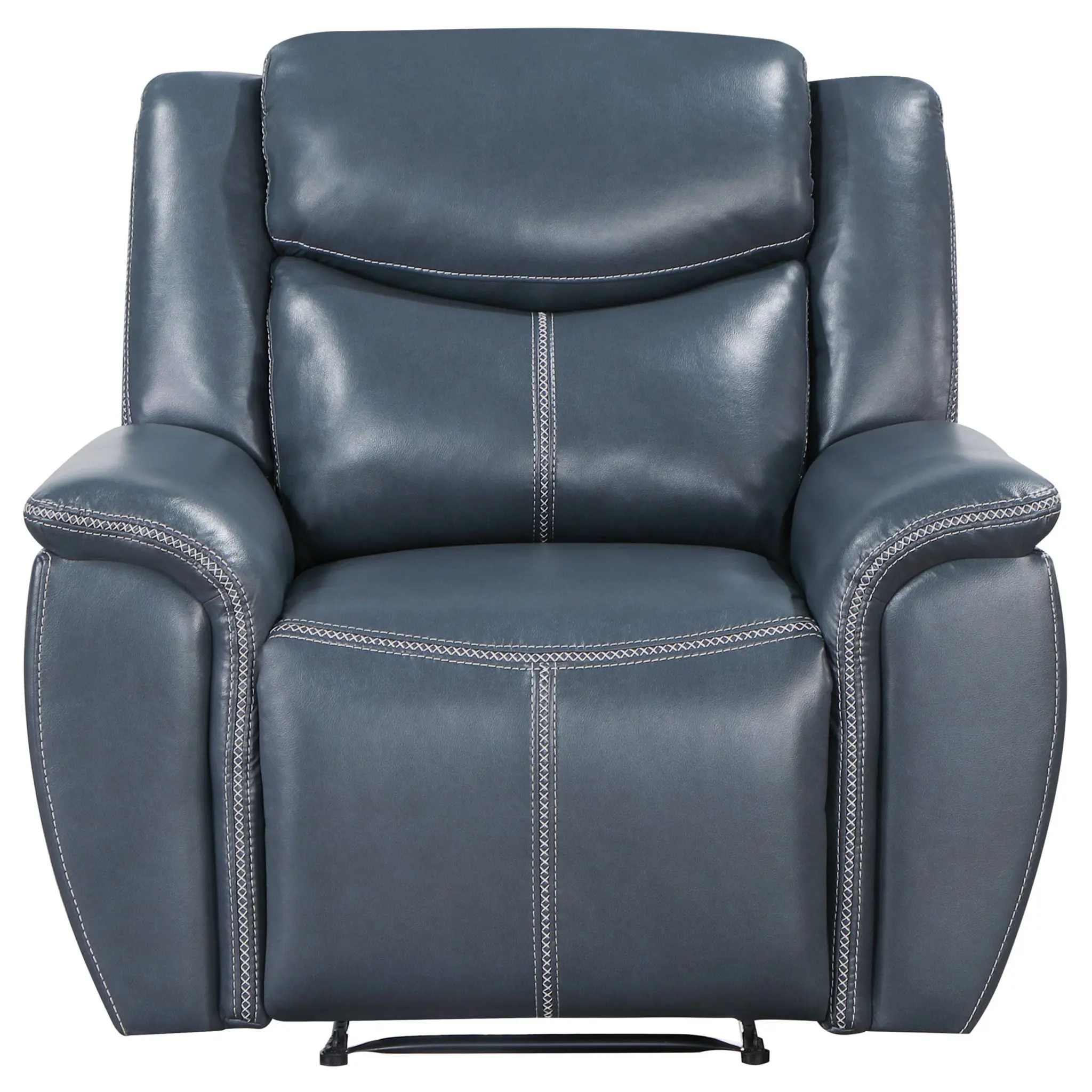 Sloane Manual Recliner Chair Blue - Image 4