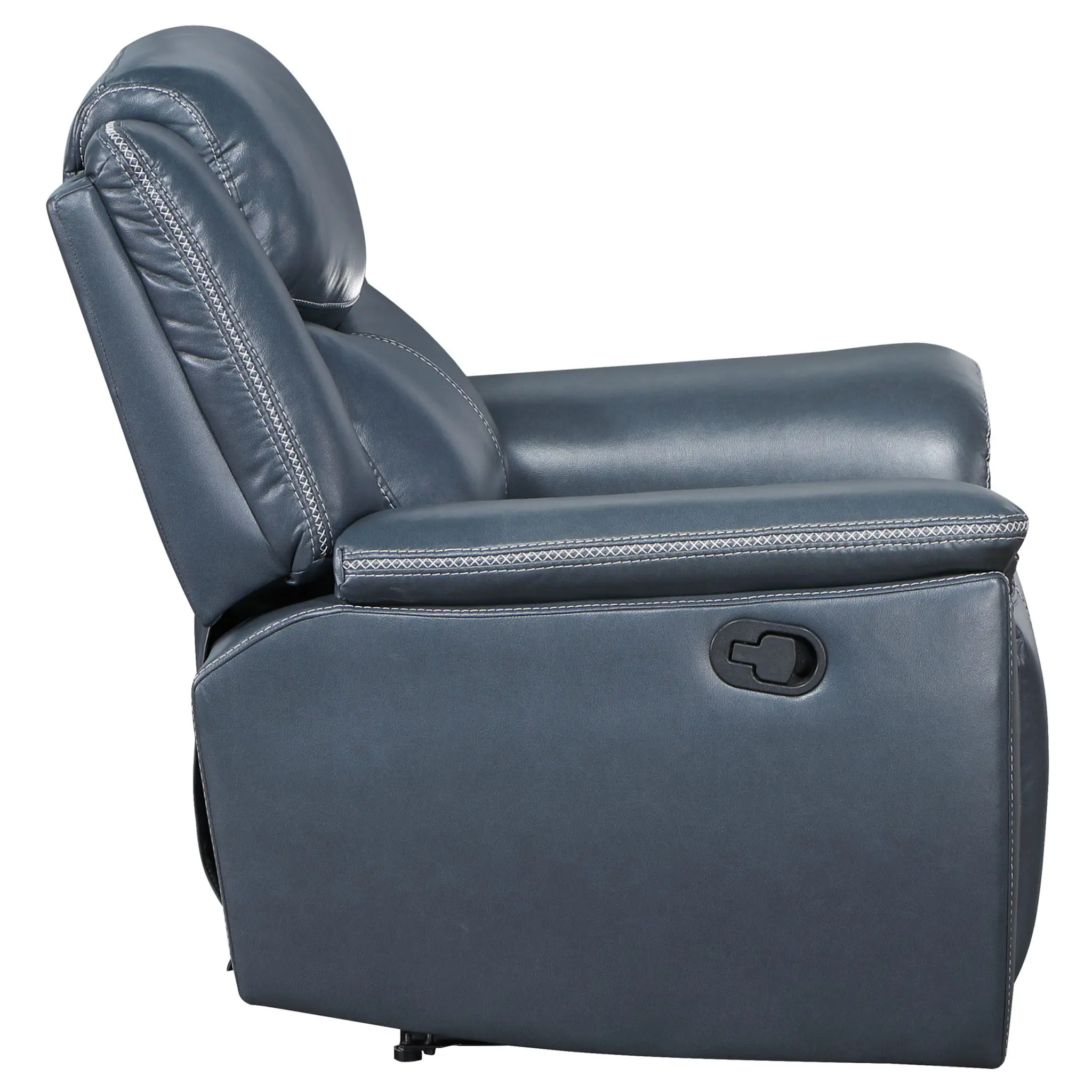 Sloane Manual Recliner Chair Blue - Image 6