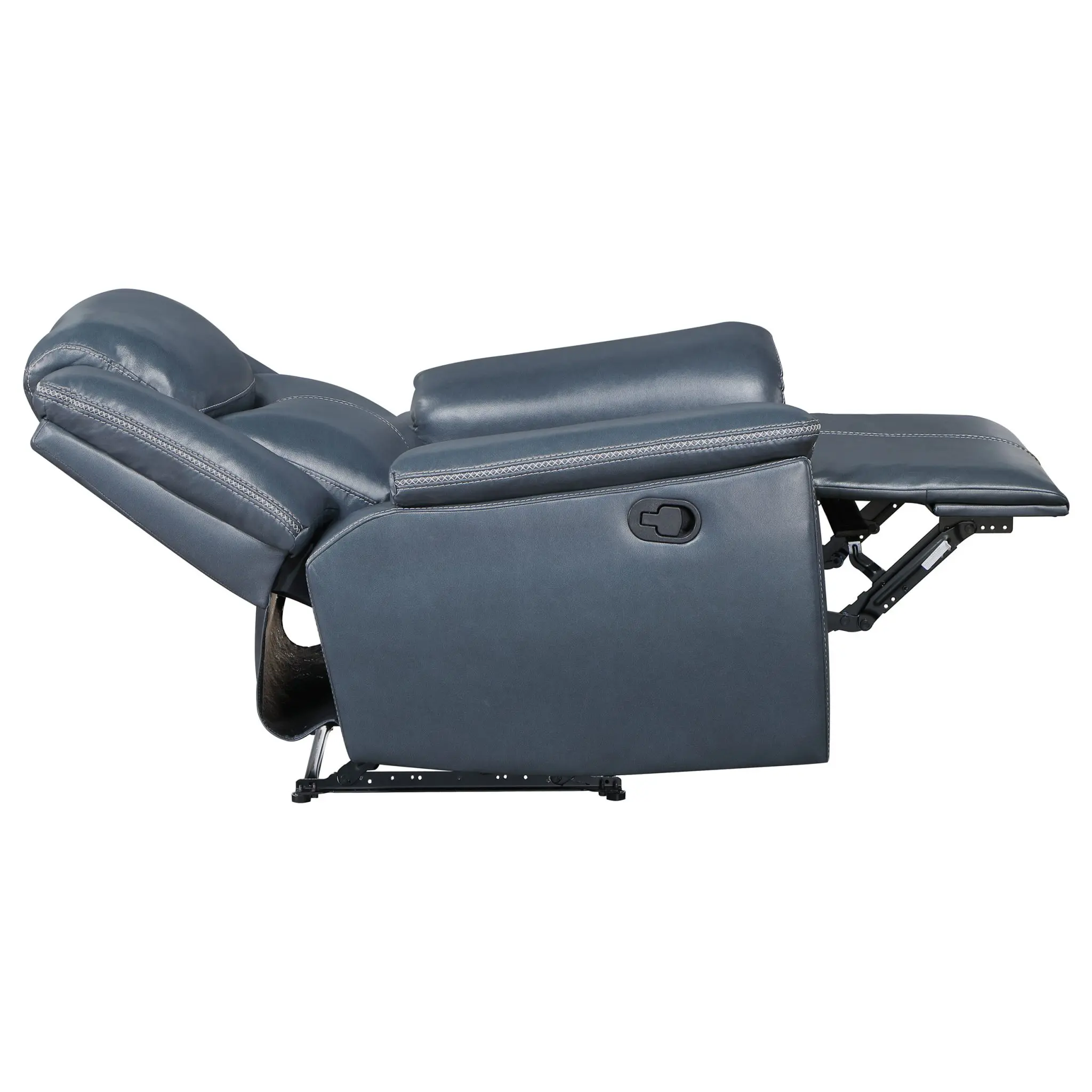 Sloane Manual Recliner Chair Blue - Image 7