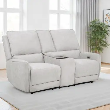 Sylmar Power Reclining Loveseat Dove Grey