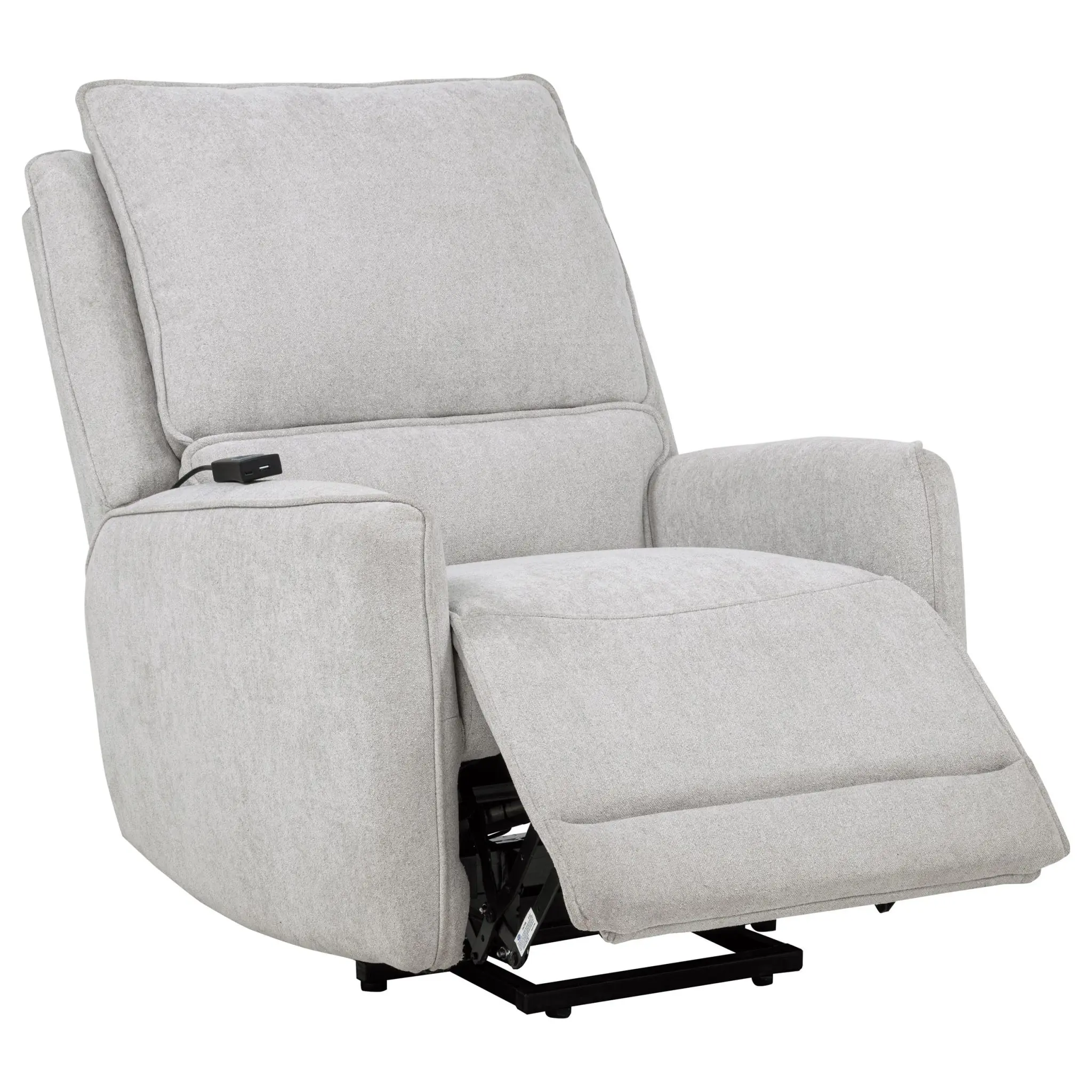 Sylmar Dual Power Lift Recliner Dove Grey - Image 3