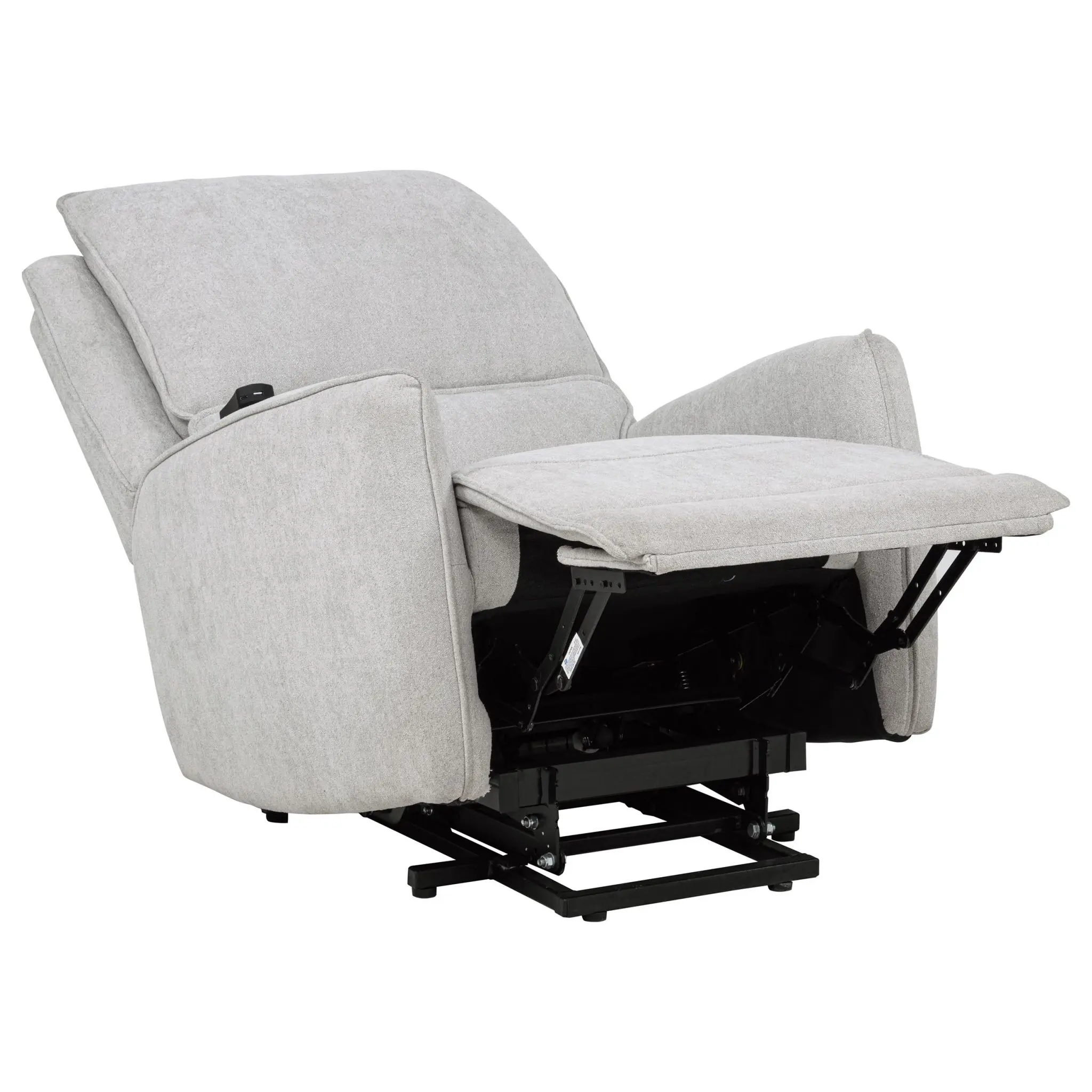Sylmar Dual Power Lift Recliner Dove Grey - Image 4