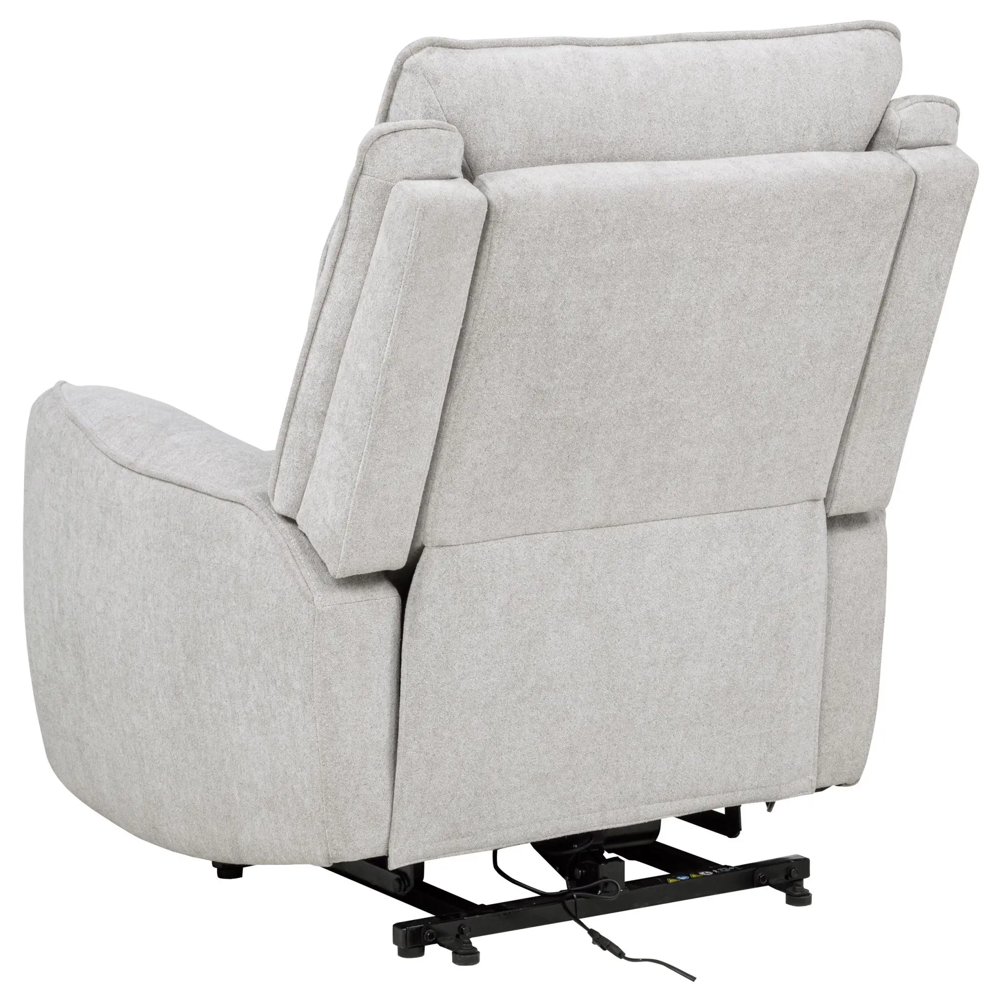 Sylmar Dual Power Lift Recliner Dove Grey - Image 7