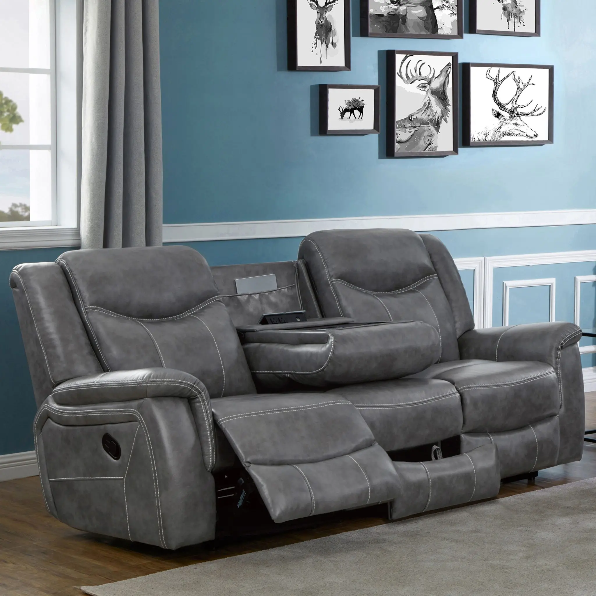 Conrad Motion Sofa Grey