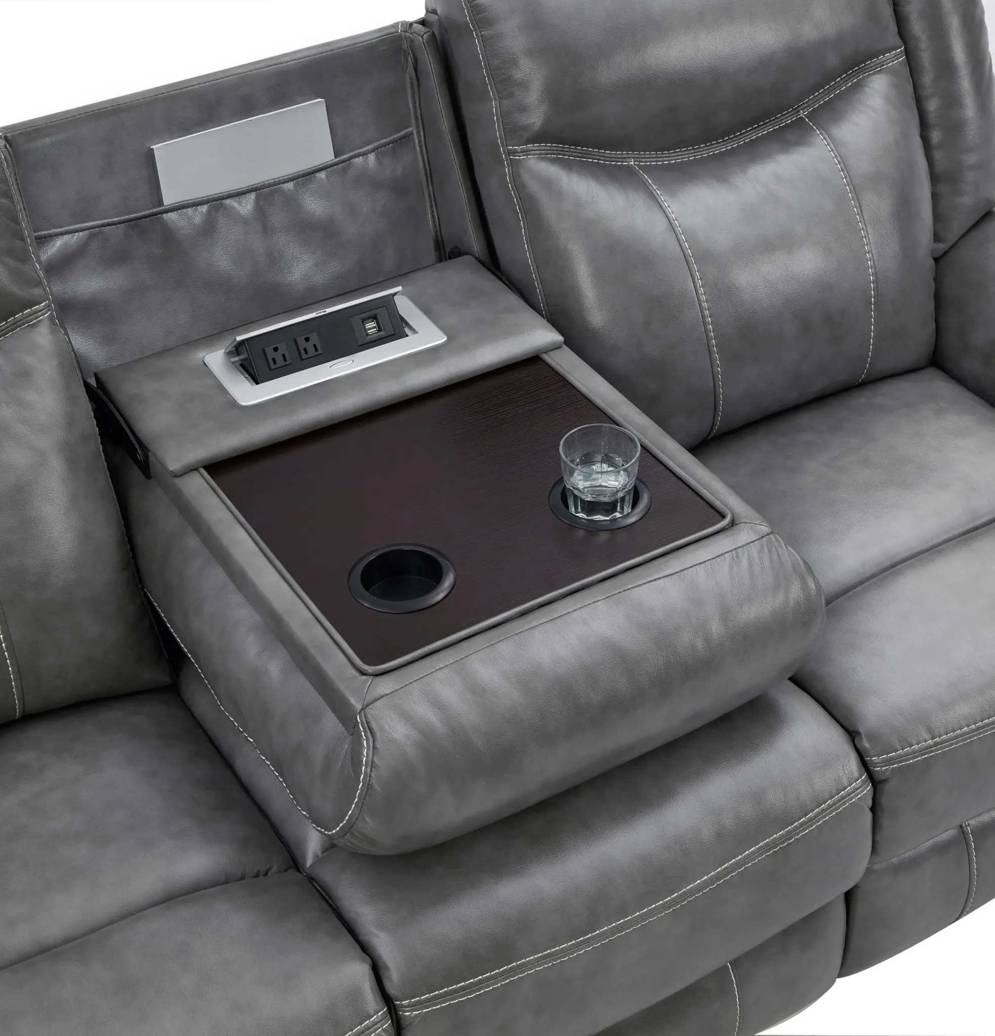 Conrad Motion Sofa Grey - Image 9