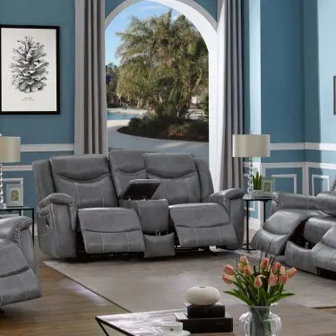 Conrad Motion Sofa Set Grey