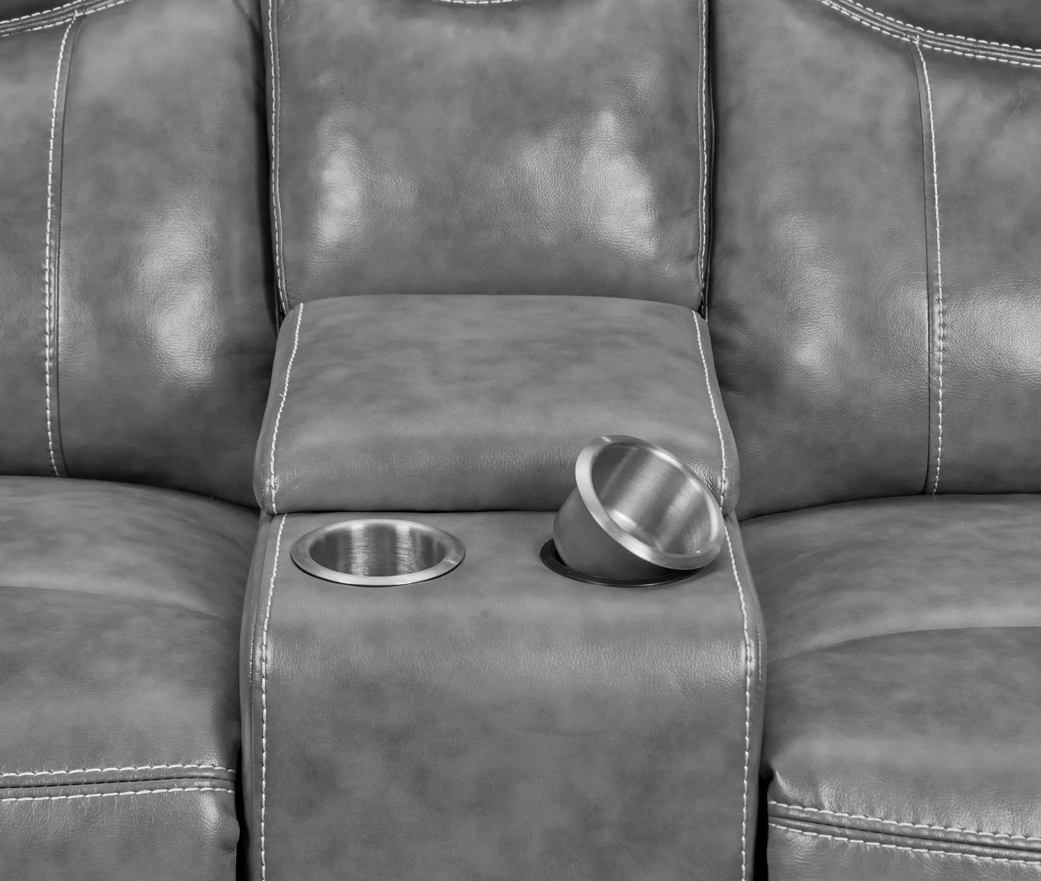 Conrad Glider Loveseat Grey - Image 10
