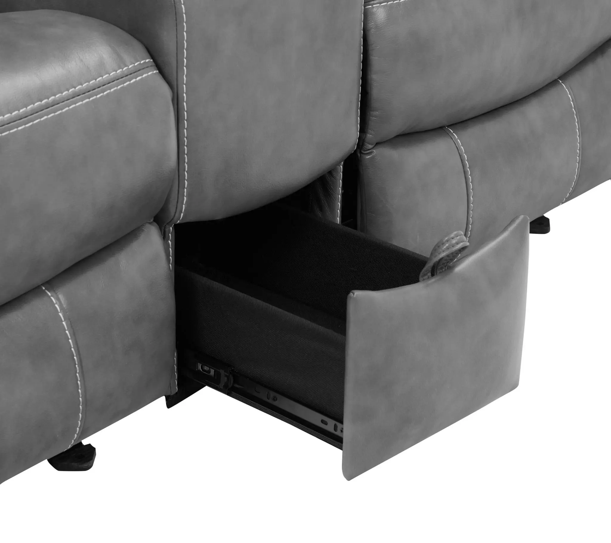 Conrad Glider Loveseat Grey - Image 12