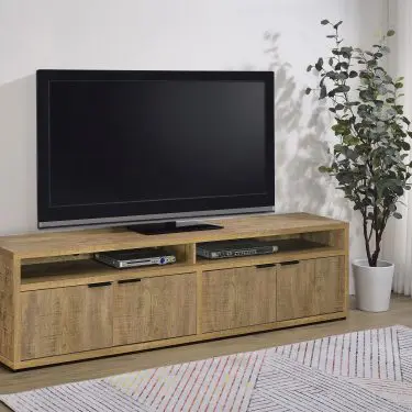 Tabby TV Stand for TVs up to 85 Inches Mango