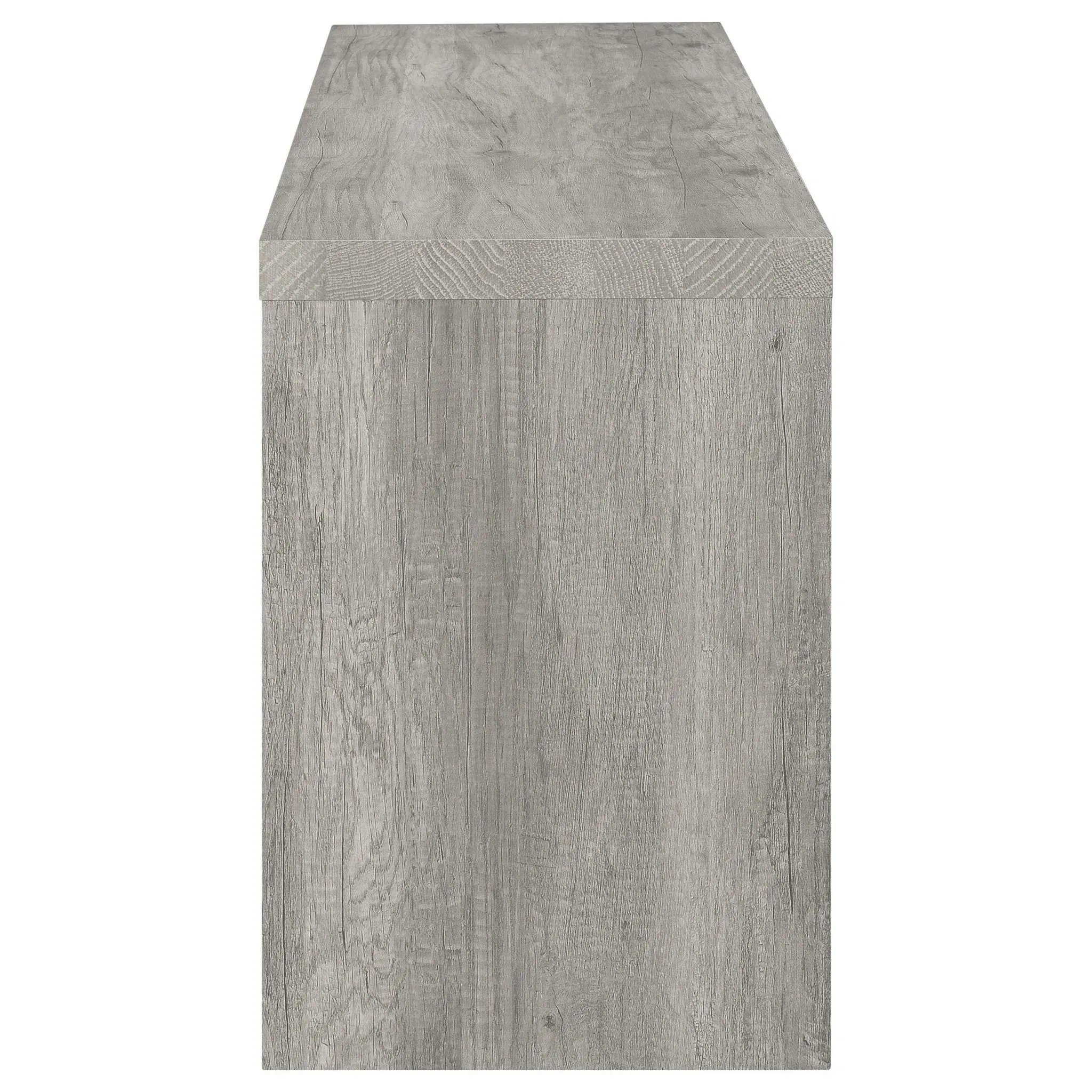 Burke 3-Piece 59-inch Entertainment Center Grey Driftwood - Image 6