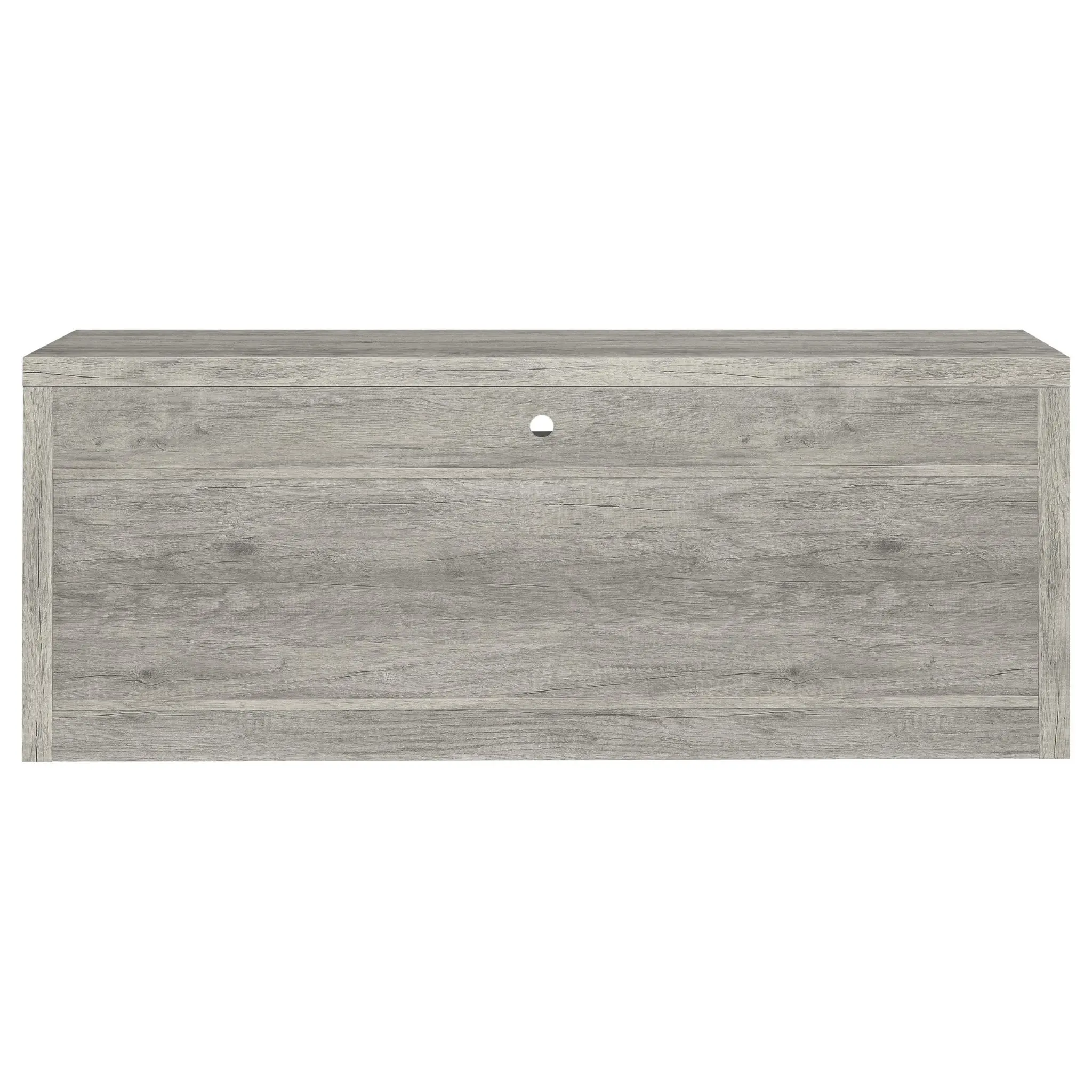 Burke 3-Piece 59-inch Entertainment Center Grey Driftwood - Image 7