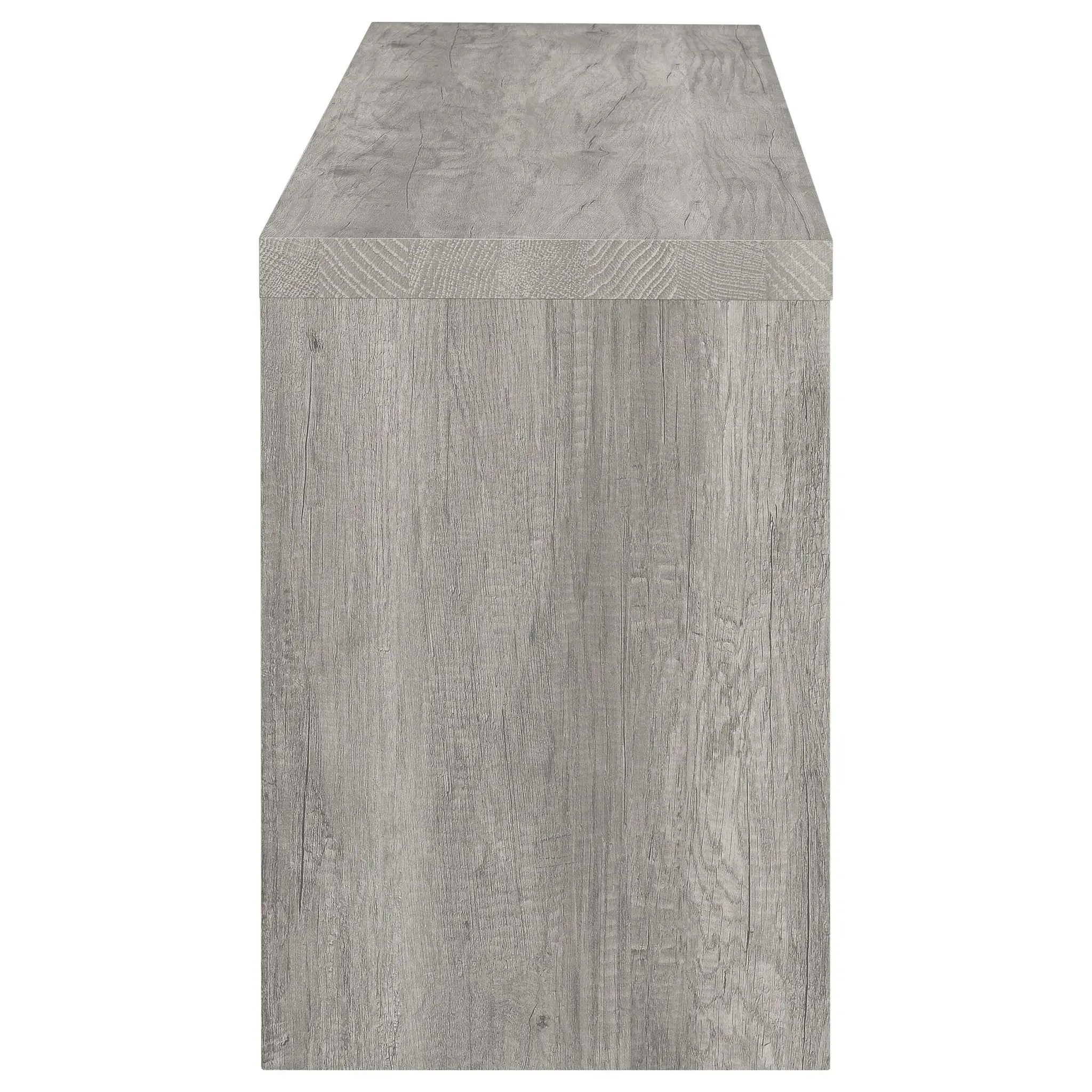 Burke 3-Piece 59-inch Entertainment Center Grey Driftwood - Image 8