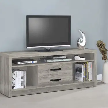 Burke 59-inch TV Stand Grey Driftwood
