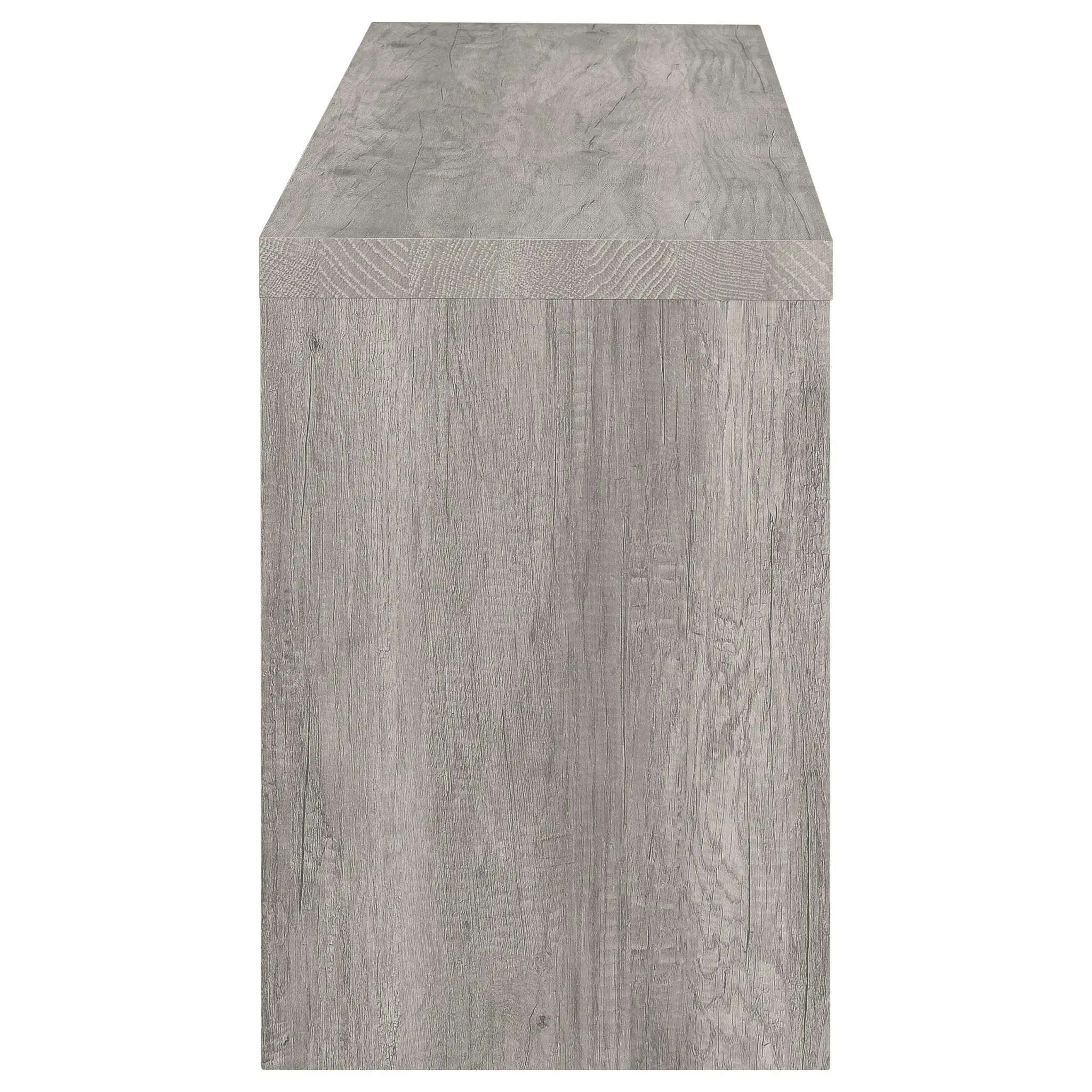 Burke 59-inch TV Stand Grey Driftwood - Image 8