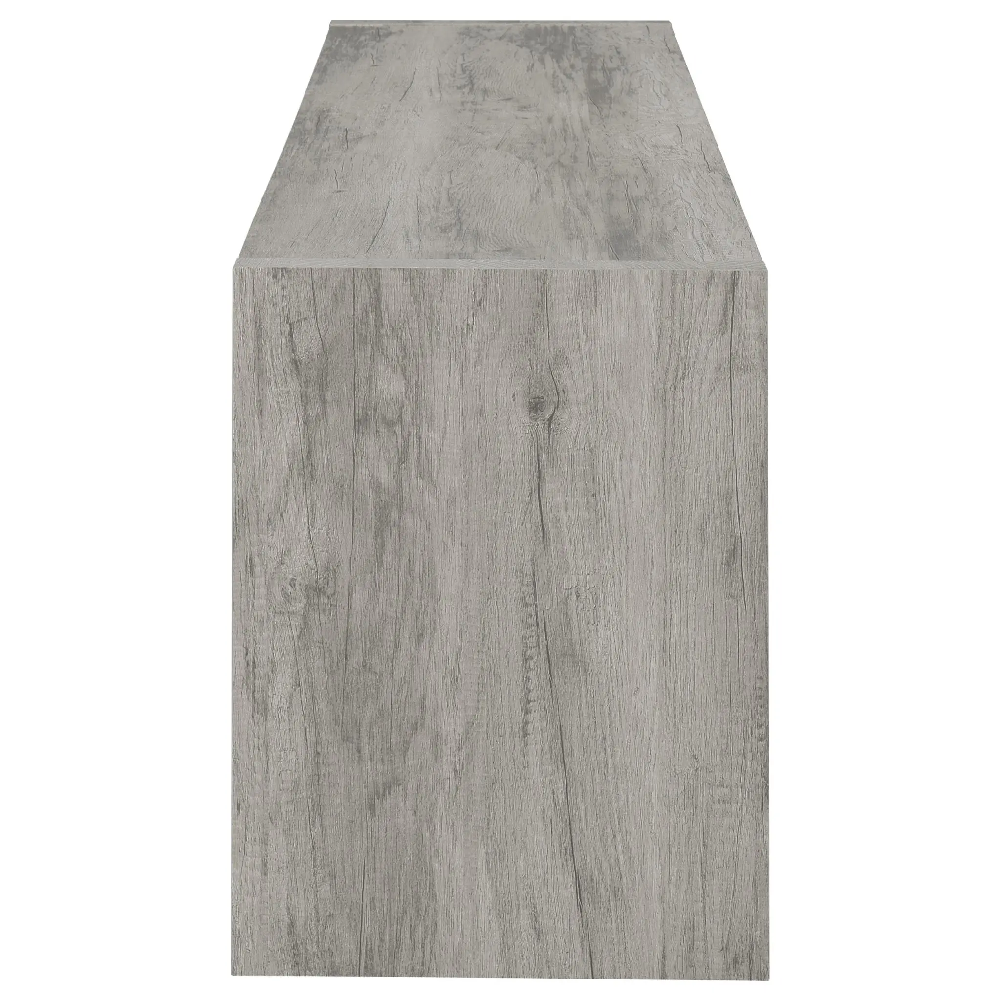 Burke 3-Piece Entertainment Center for 77-inch TVs Grey Driftwood - Image 6