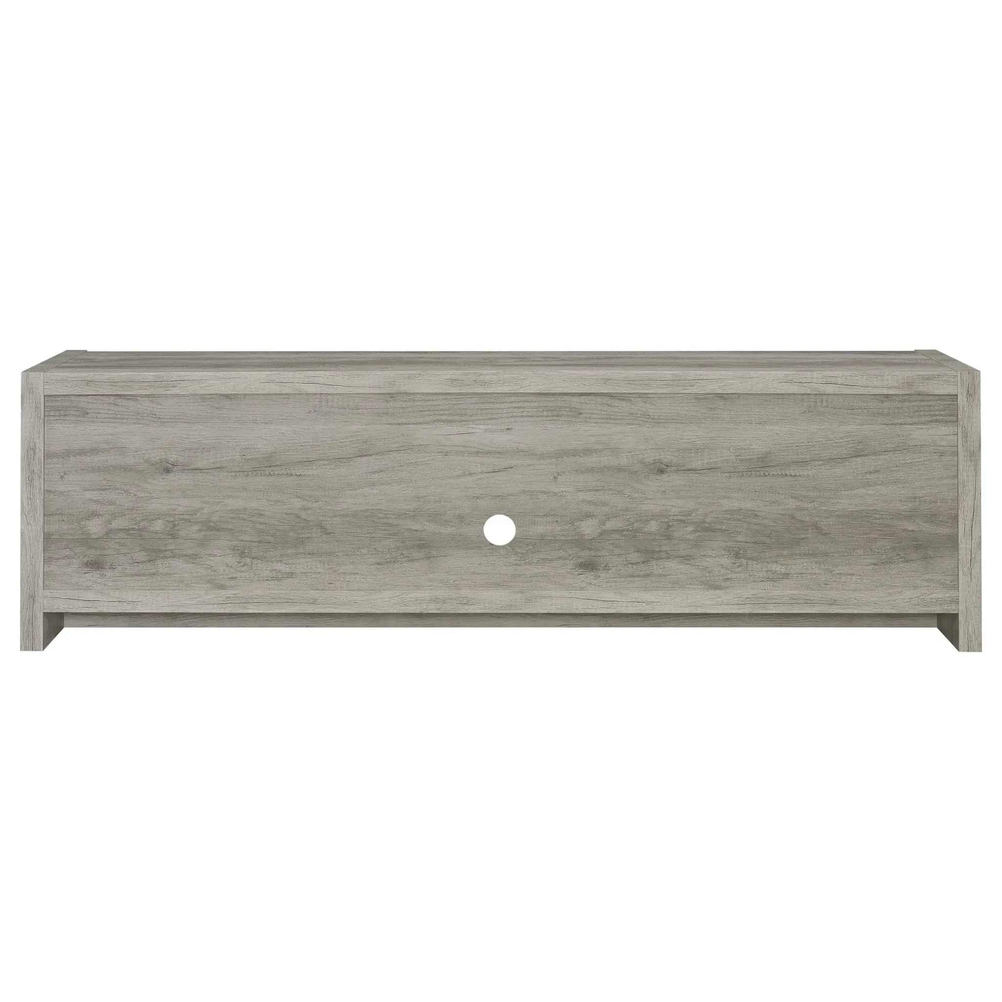 Burke 3-Piece Entertainment Center for 77-inch TVs Grey Driftwood - Image 7