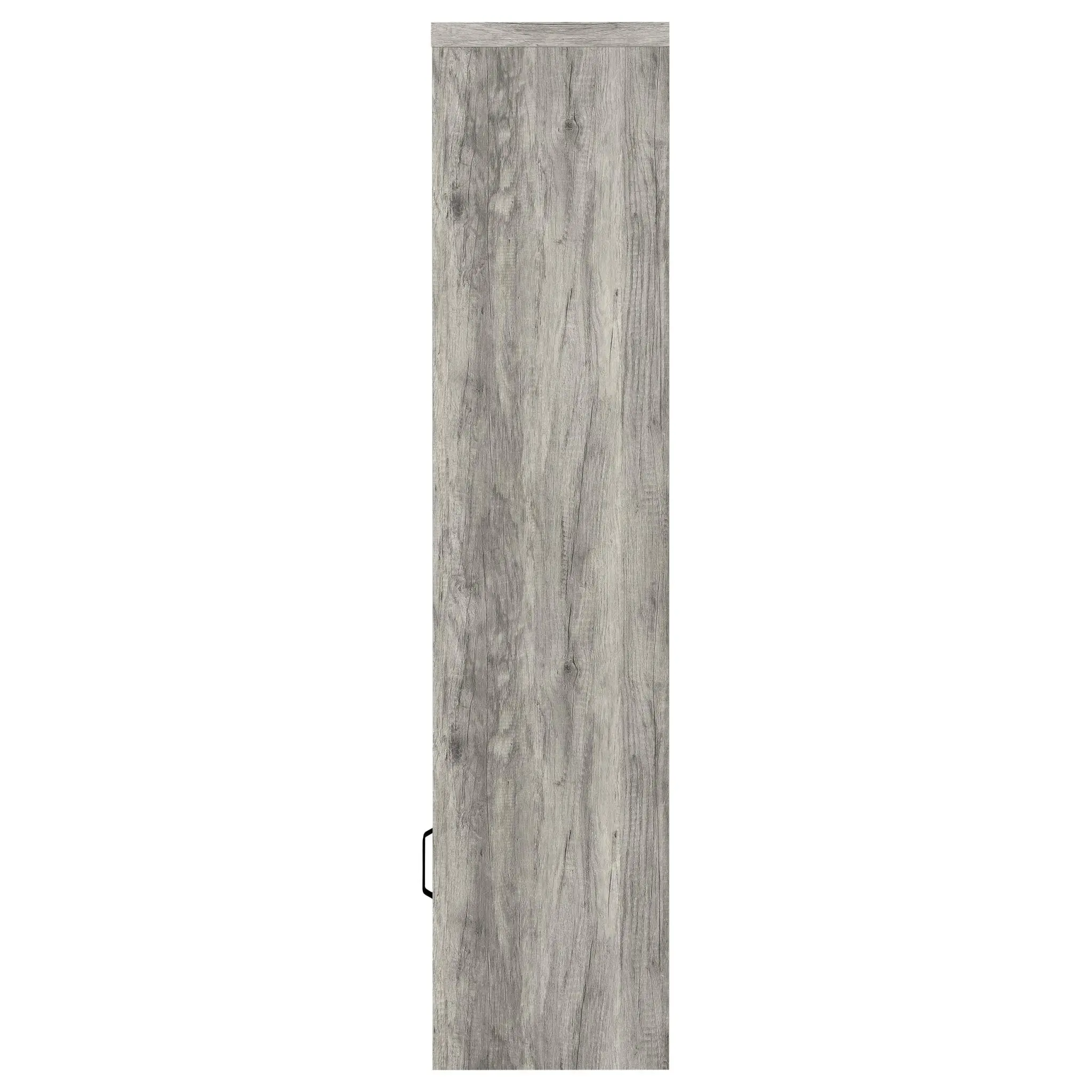 Burke 3-Piece Entertainment Center for 77-inch TVs Grey Driftwood - Image 11