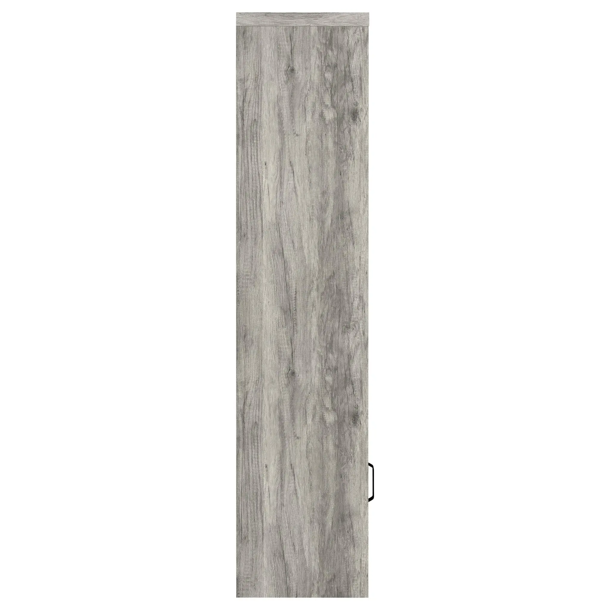 Burke 3-Piece Entertainment Center for 77-inch TVs Grey Driftwood - Image 14